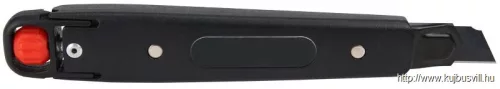 TRACON UTILK06 Pengés kés, hajlékony SK4 penge, fix rögzítéssel, Al ötvözet L=140mm, D=23mm, W=18mm, d=12,5mm