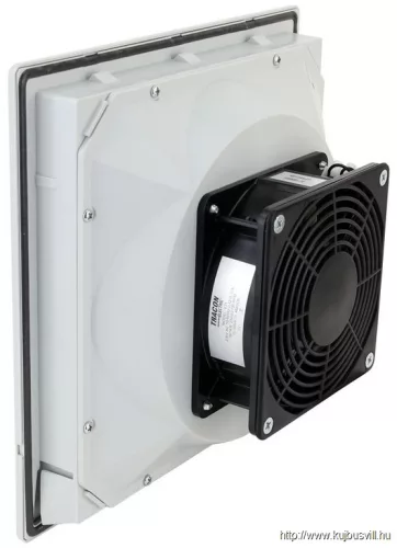 TRACON V71 Szellőztető ventilátor szűrőbetéttel 250×250mm, 71 m3/h, 230V 50/60Hz, IP54