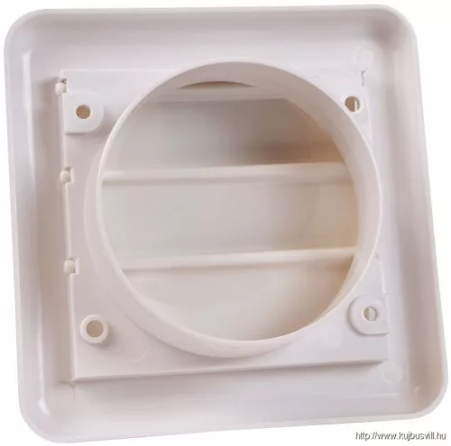 TRACON VFG100 Kültéri gravitációs zsalu fürdőszoba vent-hoz 151×151×45mm, D=96mm