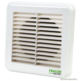   TRACON VFS100 Kültéri fix zsalu ráccsalfürdőszoba ventilátorhoz 151×151×45mm, D=96mm