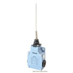   TRACON VM106 Helyzetkapcsoló, rugós-pálcás fémházas 1xNO+1xNC, 6A/230V AC-15, 0,3A/250V DC-13, IP66