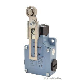   TRACON VM145 Helyzetkapcsoló, lengőkar-görgő 1xNO+1xNC, 6A/230V AC-15, 0,3A/250V DC-13, IP66