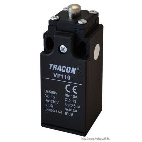   TRACON VP110 Helyzetkapcsoló, kúpos-ütközős 1xNO+1xNC, 6A/230V AC-15, 0,3A/250V DC-13, IP65