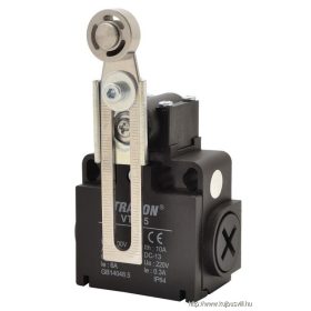   TRACON VT145 Helyzetkapcsoló, lengőkar-görgő 1xNO+1xNC, 6A/230V AC-15, 0,3A/250V DC-13, IP65