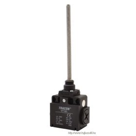   TRACON VT181 Helyzetkapcsoló, rugószáras (acél) 1xNO+1xNC, 6A/230V AC-15, 0,3A/250V DC-13, IP65