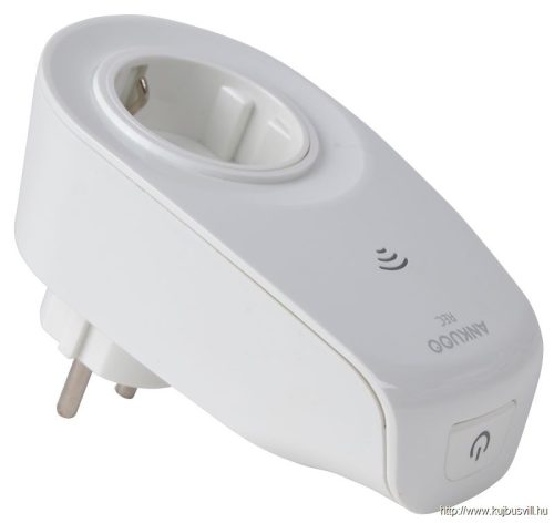 WANKUOOSW6301 Csatlakozó aljzat adapter wifis kapcsolóval 230 V, 50 Hz, 16 A, MAX. 3500 W, Wi-Fi: 2.4 GHz