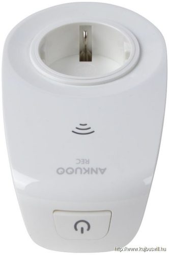 TRACON WANKUOOSW6301 Csatlakozó aljzat adapter wifis kapcsolóval 230 V, 50 Hz, 16 A, MAX. 3500 W, Wi-Fi: 2.4 GHz