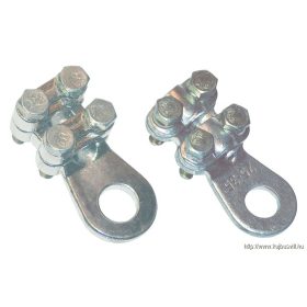   TRACON WCJB-95-120 Csavarozható réz lemezsaru, 4 csavarral 95-120mm2, M12, 4x(M8x35)