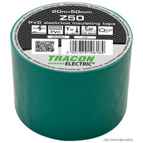   TRACON Z50 Szigetelőszalag, zöld 20m×50mm, PVC, 0-90°C, 40kV/mm
