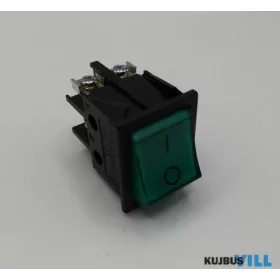 KB 131-002 kapcsoló        zöld 01834