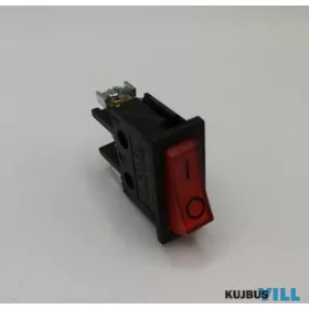 KB 130-002 kapcsló        piros 01921