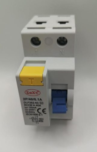 FI RELÉ 2P 230V 40A 100mA - A00-DLF-362-40-01