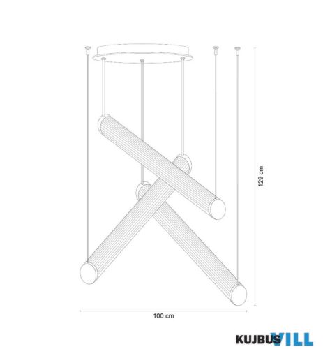ZU-1234 Zuma Como függesztett lámpa