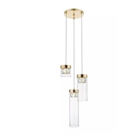 ZU-P0389-03D-F7AC Zuma Gem függeszték, matt arany