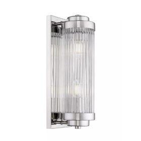 ZU-W0528-02N-B5AC Zuma Sergio fali lámpa, króm